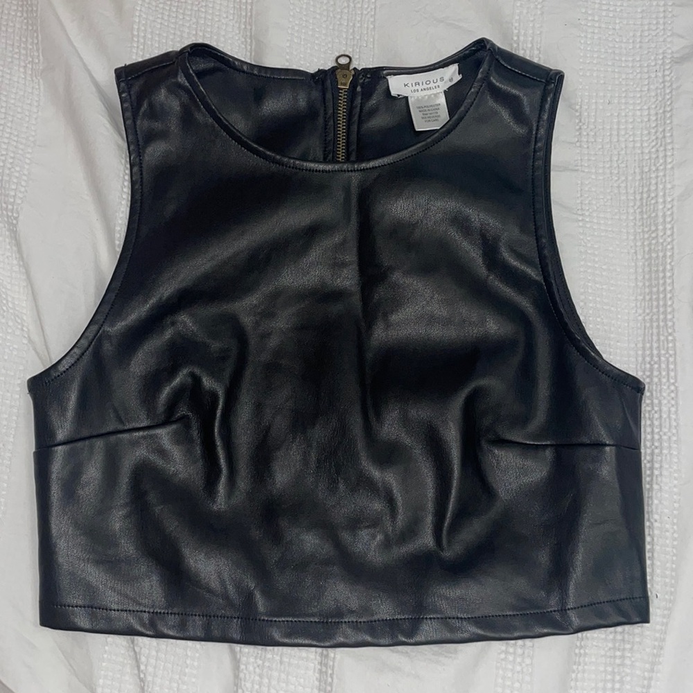 KIRIOUS Pleather Tank